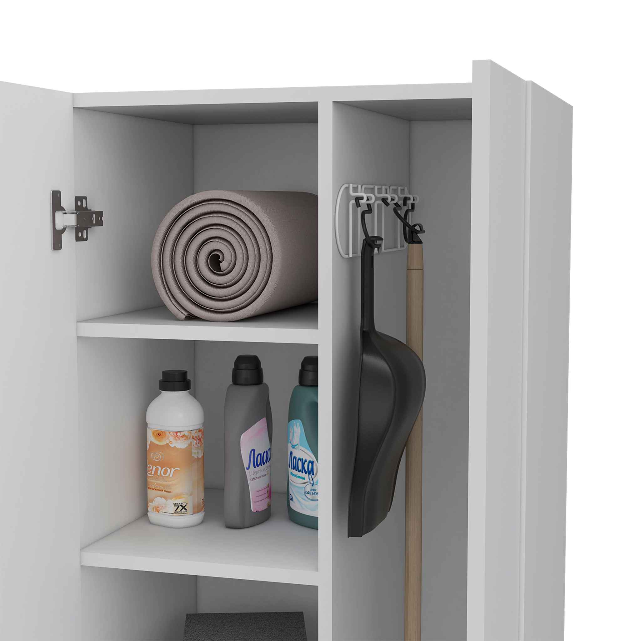 Depot White Cleaning Cabinet